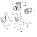 Cost of delivery: Tensor de correa de distribución, TRG865 / LS Tractor / 40450597