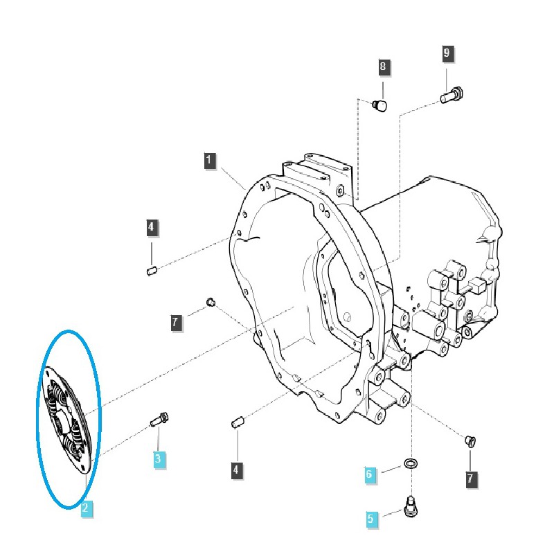 kupplungsscheiben - Kupplungsscheibendämpfer E/G / TRG250 / LS Tractor / LS XU6158 / XU6168 / Nr. 40348639