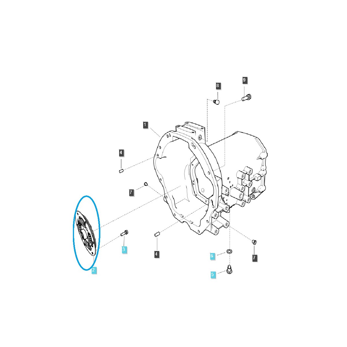 clutch discs - Clutch disc damper E/G / TRG250 / LS Tractor / LS XU6158 / XU6168 / no. 40348639