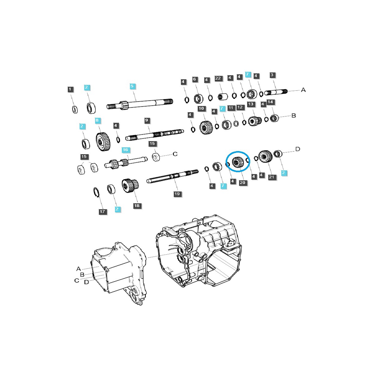 Getrieberitzel M/DRVN 2 / TRG281 / LS Traktor / 40292097