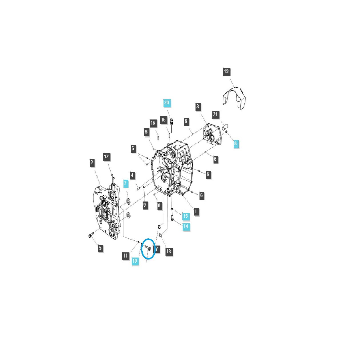 Ölleitungsstopfen / TRG280 / LS Traktor / Nr. 40196145