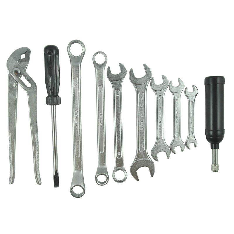 pozostałe - Jeu de clés de tracteur + pistolet à graisse