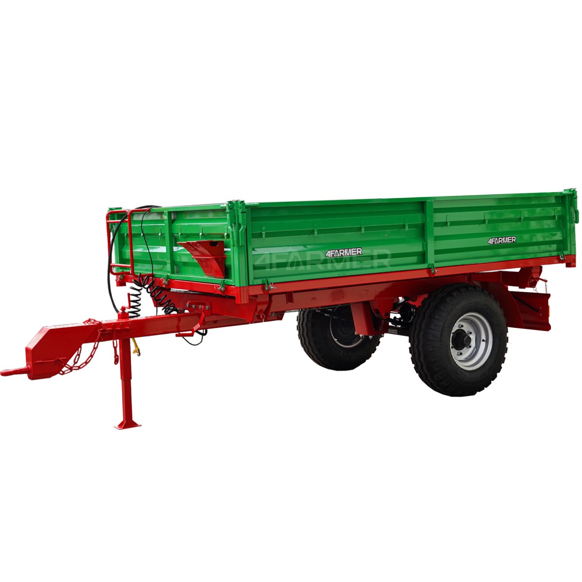 Single-axle agricultural trailer 3.5T with kiper P-3530 4FARMER