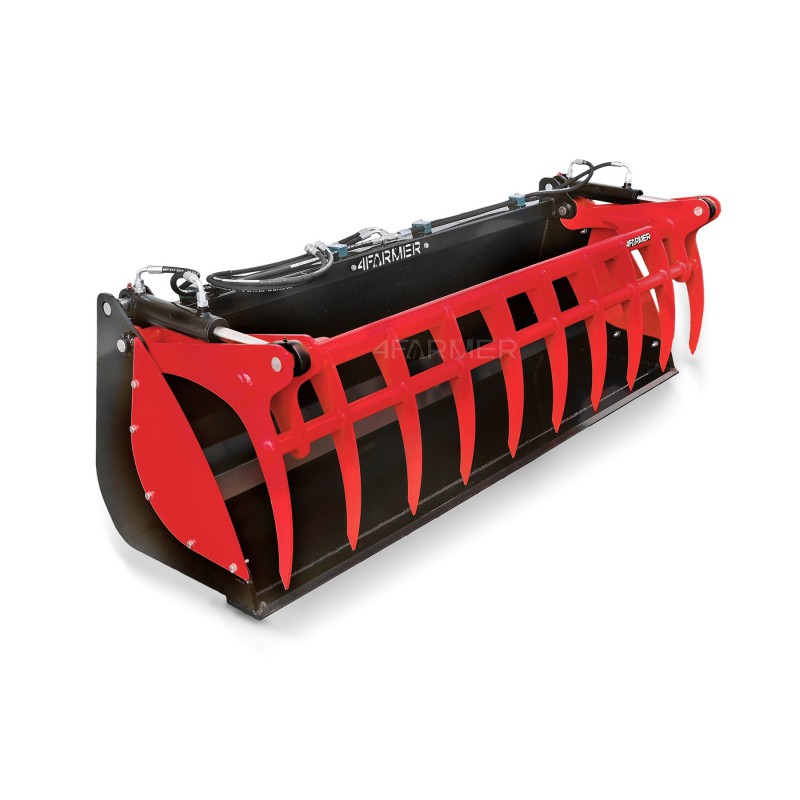 skrzynie transportowe - Crocodile spoon 180 cm 4FARMER EURO mounting