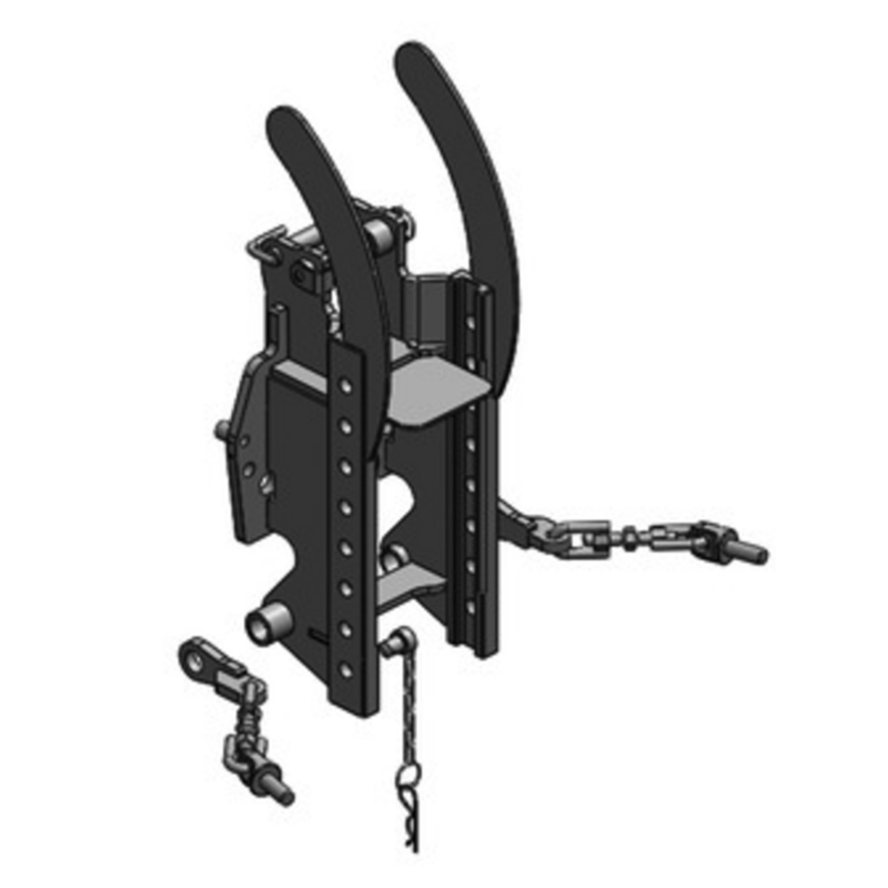 hooks - Upper sliding hitch hitch frame (body) for LS XJ Scharmueller