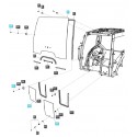 Cost of delivery: Fenster vorne rechts, untere Kabine / TRG863 / LS Traktor 40430010