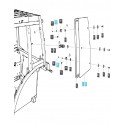 Cost of delivery: Cab side window, left / TRG863 / LS Tractor 40430023