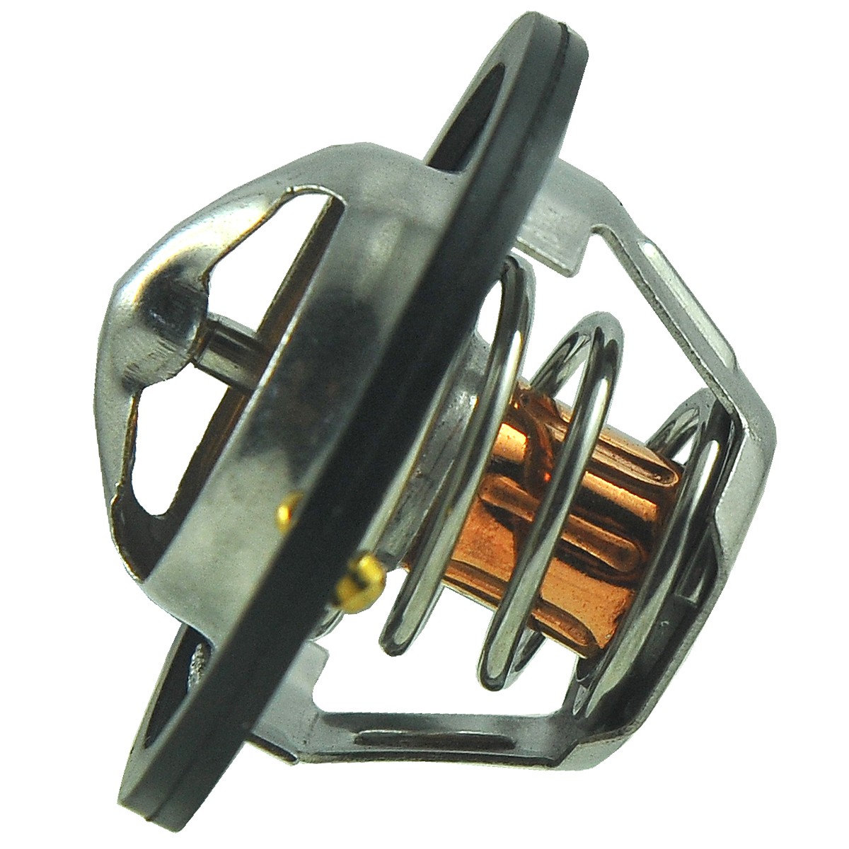 Cooling system thermostat / Ø 54 mm / 76.5°C / Iseki E3AD1/E3AG1/E3CD/E3112 / Iseki SF224/SF310/SF370/SGR25 / 6513-770-022-10