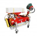 Cost of delivery: 120 cm sweeper for a tractor with a basket, irrigation container, side brush and solenoid valve 4FARMER