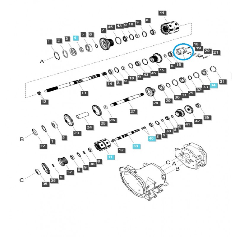bushings - Hydraulic Bushing / LS Tractor / No. 40200574
