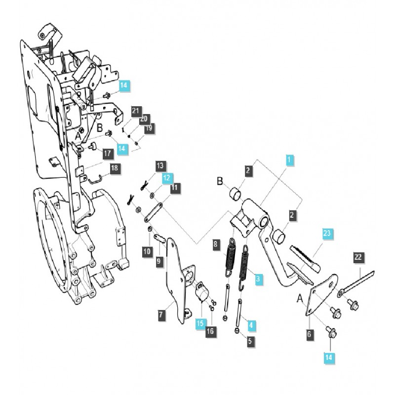 nüsse - Mutter mit Bund / LS Traktor / 40029067
