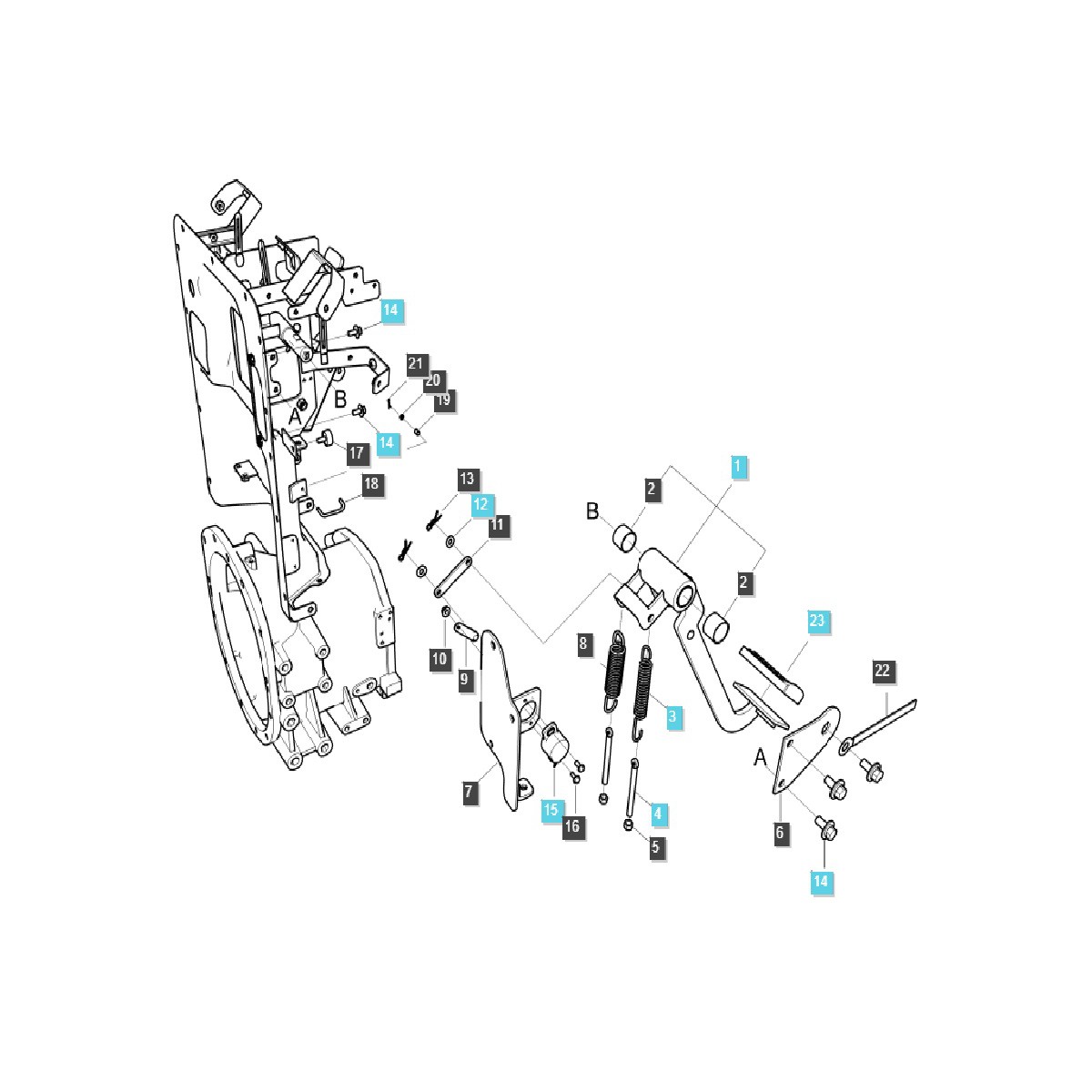 Collar nut / LS Tractor / 40029067