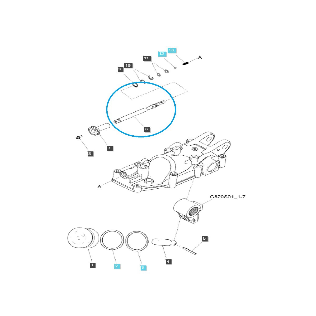 Hydraulikflüssigkeits-Durchflussregler TRG820 / LS Traktor / Nr. 40194609