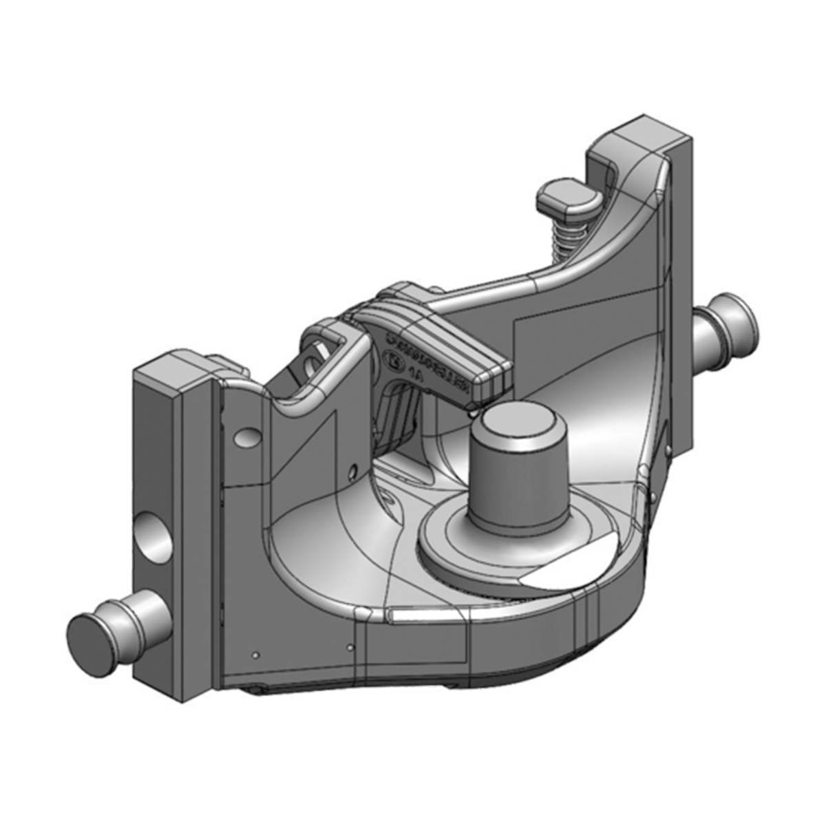 Pitonfix type hitch for LS MT5 Scharmueller