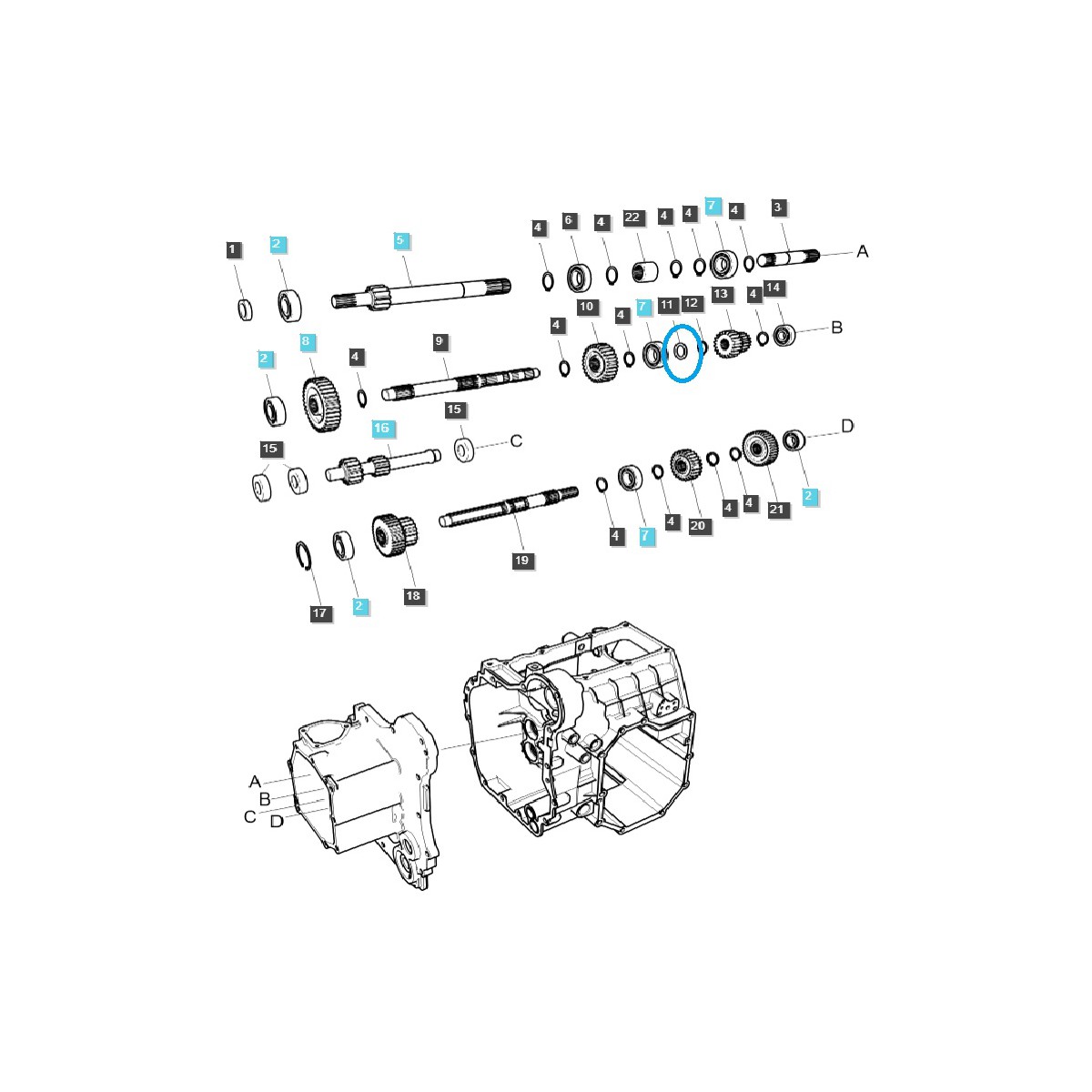 Distanzstück / TRG281 / LS Traktor / 40292203