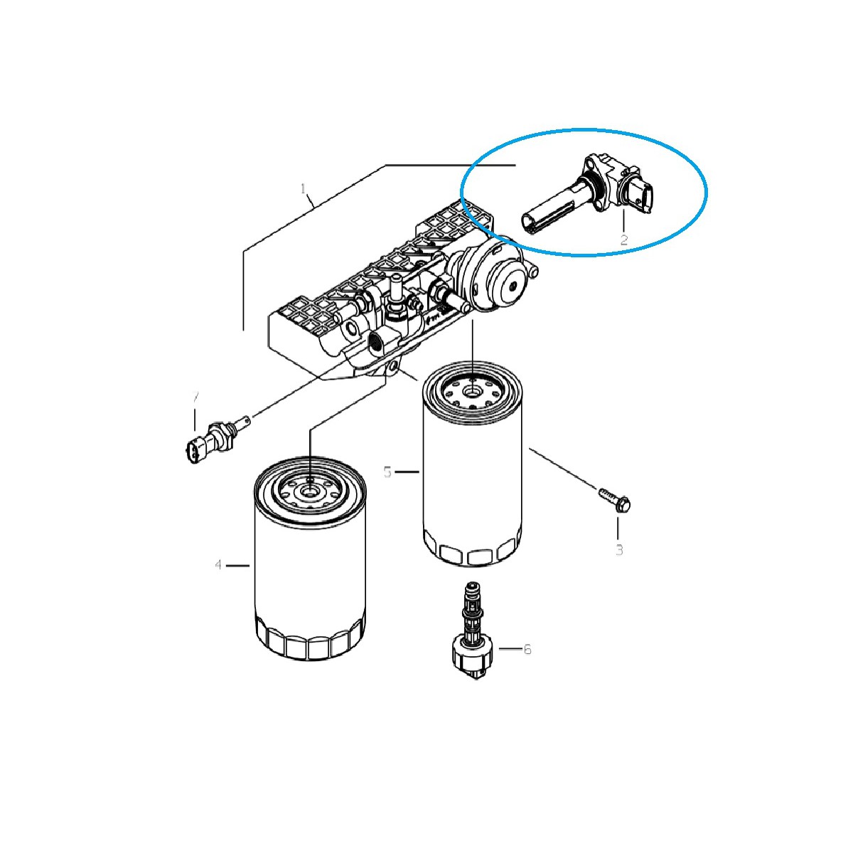 Podgrzewacz paliwa IVC/CNH / LS Tractor / 40344660