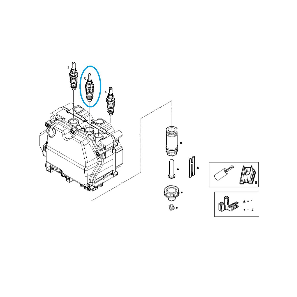 Conector IVC/LS Tractor/40344764