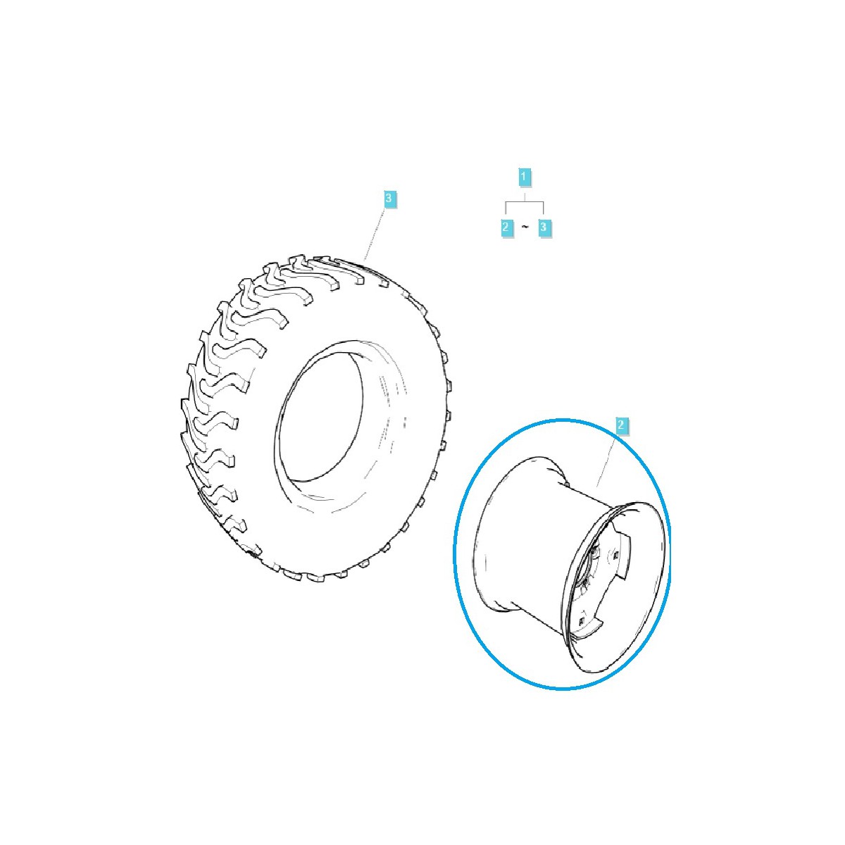 Felga W10.5x12_LWI / TRG490 / LS Tractor / 40449676