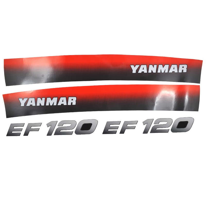 stickers - Yanmar EF120 stickers