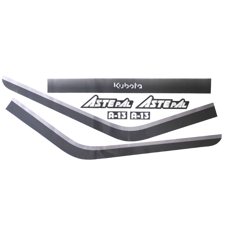 stickers - Kubota Aste A-13 stickers