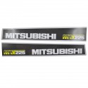 Cost of delivery: Autocollants Mitsubishi MTX225