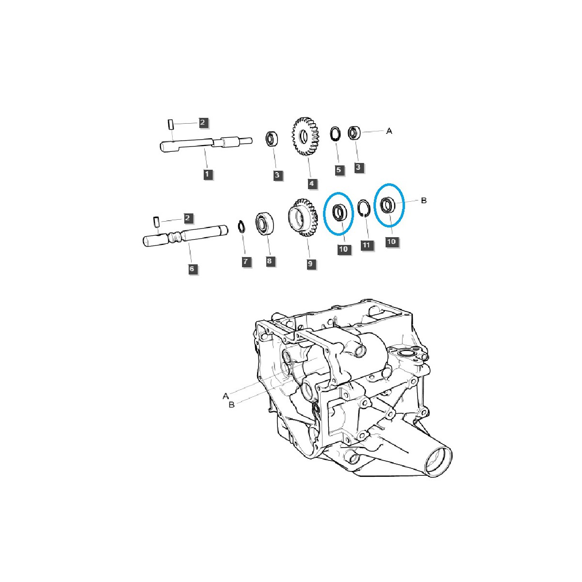 Guľôčkové ložisko / A0868040 / Traktor LS č. 40012722