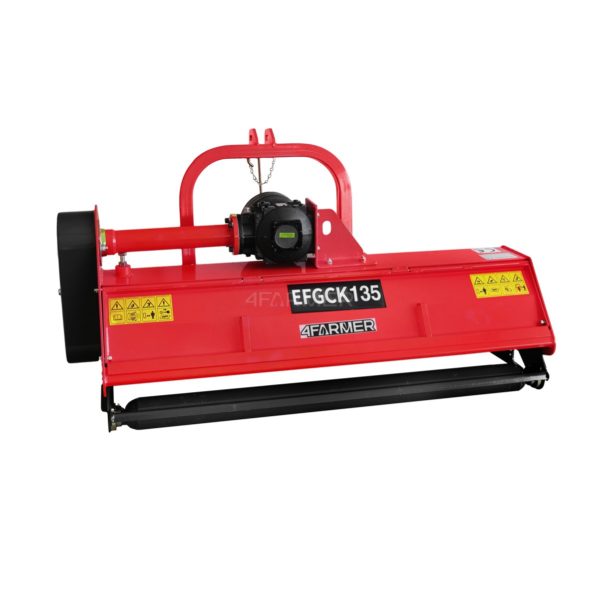 Flail mower EFGC-K 155 with opening flap 4FARMER - red