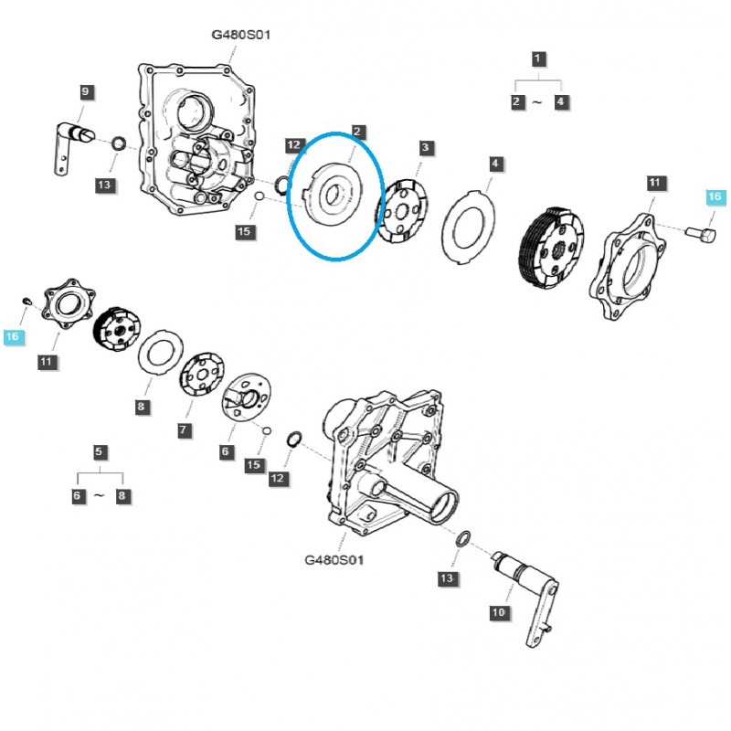 brake discs - Brake Disc / Right / TRG650 / LS Tractor / No. 40198661