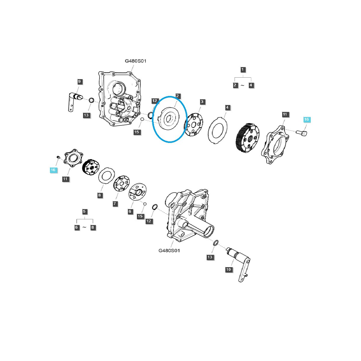 Bremsscheibe / Rechts / TRG650 / LS Traktor / Nr. 40198661
