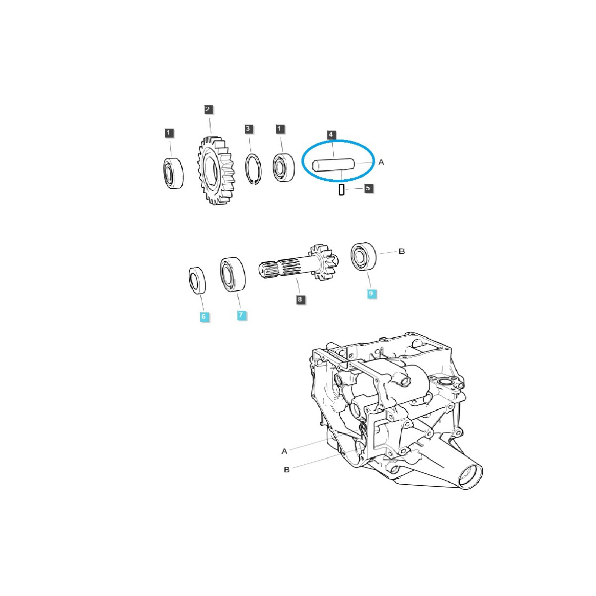 M/PTO hřídel / TRG287 / LS Traktor / 40337018