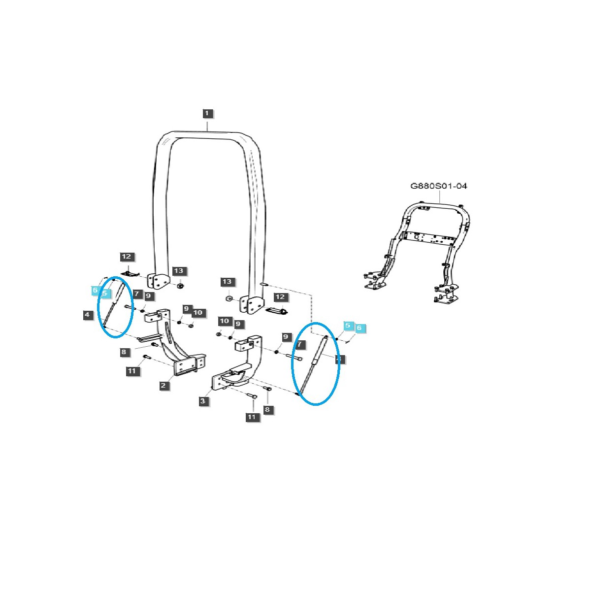 Actuador de gas 45 / TRG880 / LS Tractor 40429795