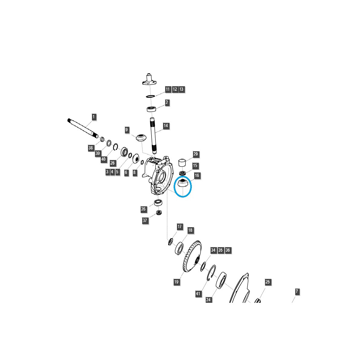Sprocket / 13T / TRG400 / LS Tractor / 40239198