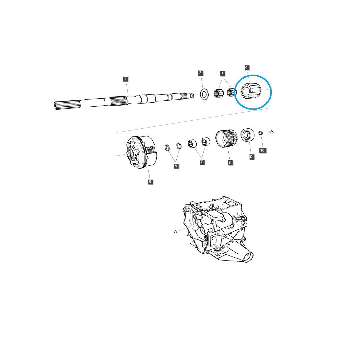 copy of Kettenrad 25T PTO/PTO / TRG287 / Ls Traktor 40196992