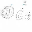 Cost of delivery: copy of Roue complète 320/65-16,5 / Tracteur TRG490 LS / 40439555