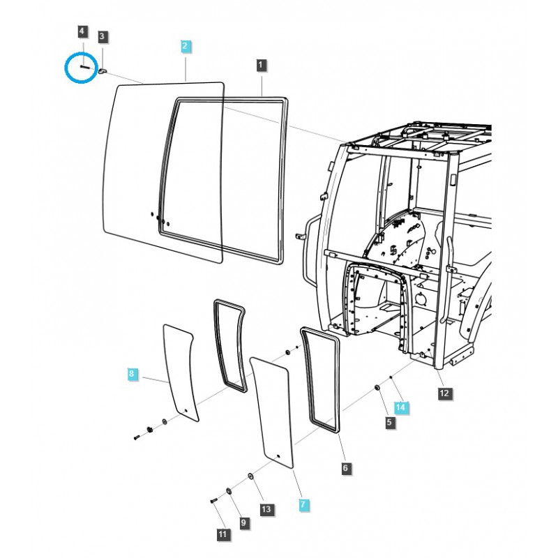 skrutky - Skrutka / M5 x 0,8 x 45 mm / LS XU6168 / S220504511 / 40028667