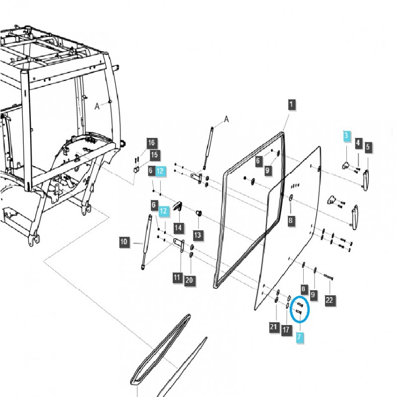 tornillos - Tornillo / M8 x 1,25 x 70 mm / LS XU6168 / S220807011 / 40028677