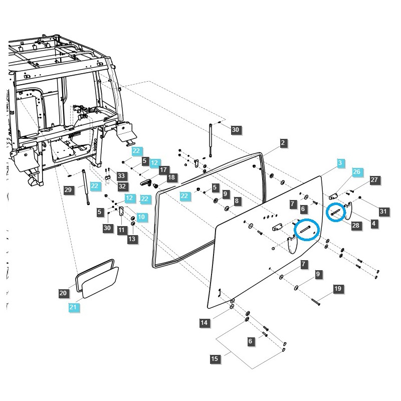 šrouby - Šroub / M8 x 1,25 x 95 mm / LS XU6168 / S101089043 / 40029352