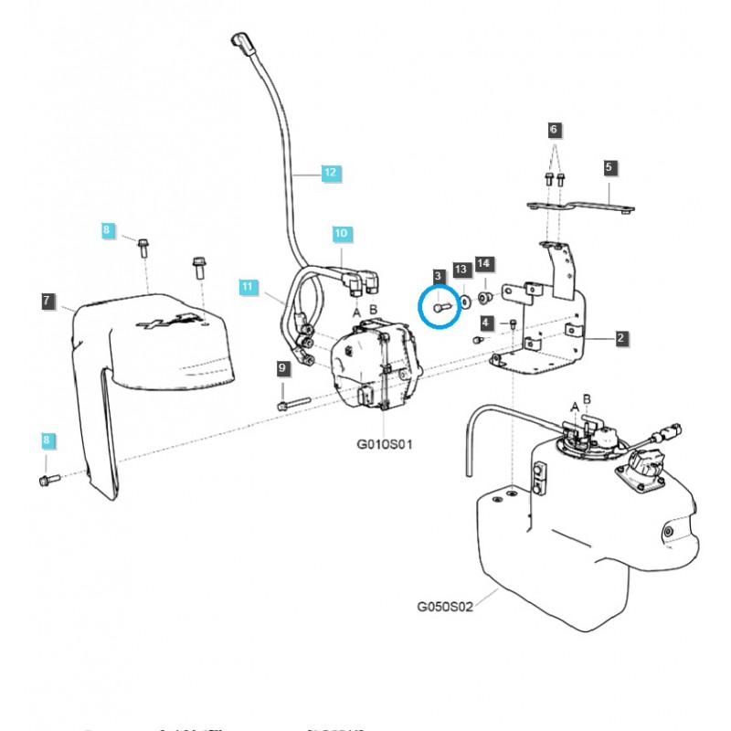 schrauben - Schraube / LS XU6168 / S153103533 / Nr. 40094014