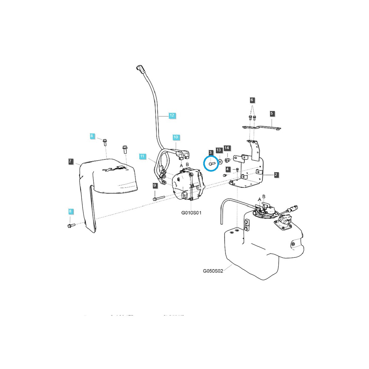 Vis / LS XU6168 / S153103533 / n° 40094014