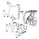 Cost of delivery: Fenster vorne links, untere Kabine / TRG863 / LS-Traktor 40340764