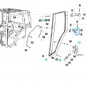 Cost of delivery: Cab door hinge / TRG862 / LS Tractor 40248040