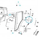 Cost of delivery: Charnière complète de porte de cabine TRG862 / 40351776