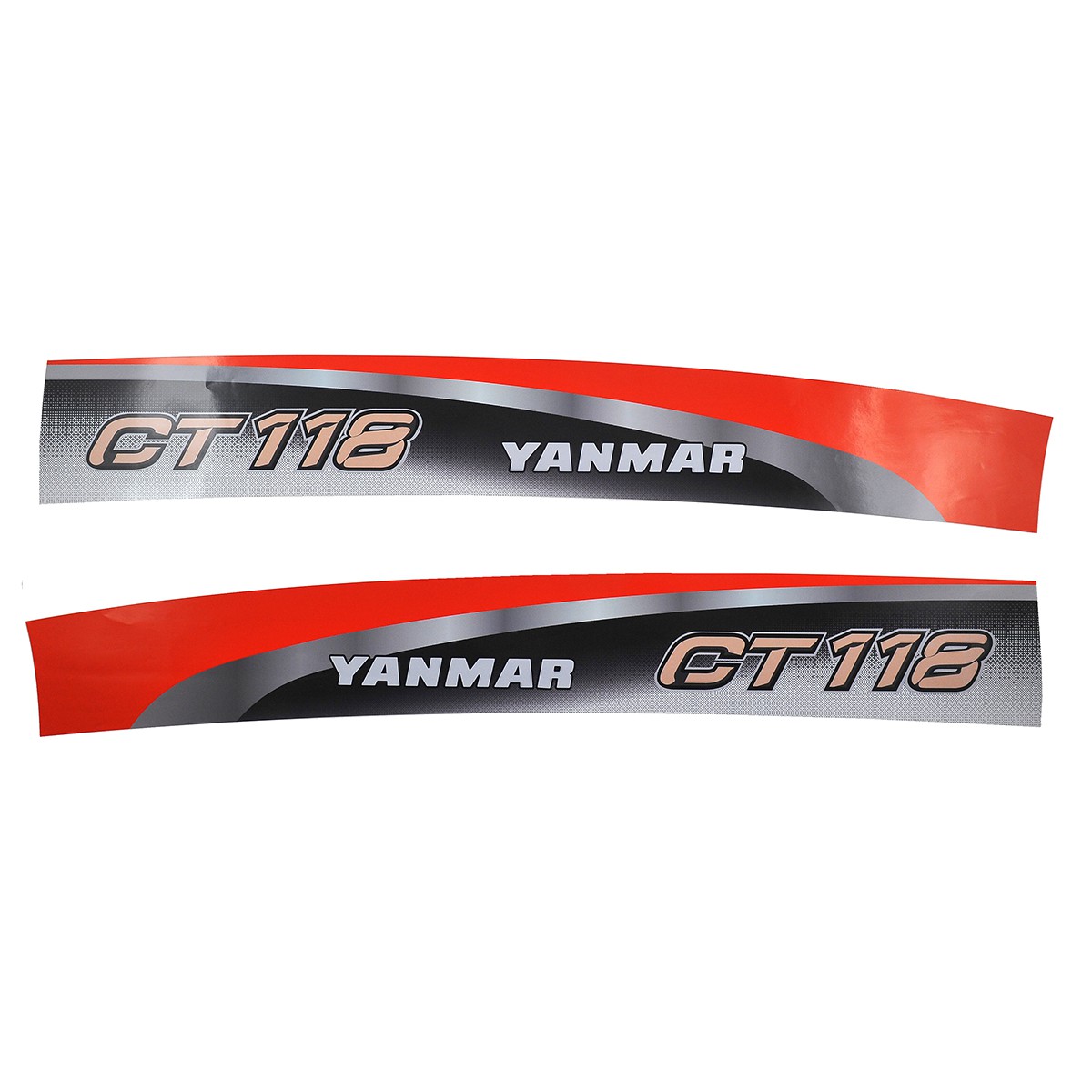 Yanmar CT118 stickers