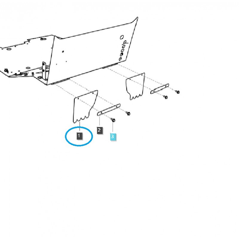 teile fur ls - Kotflügel / Schmutzfänger / TRG869 / LS Traktor / 40335540
