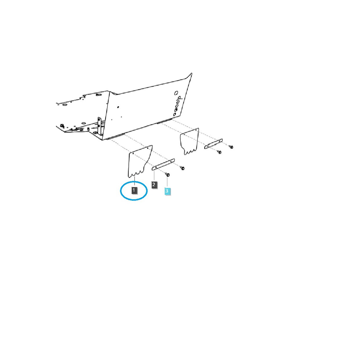 Kotflügel / Schmutzfänger / TRG869 / LS Traktor / 40335540