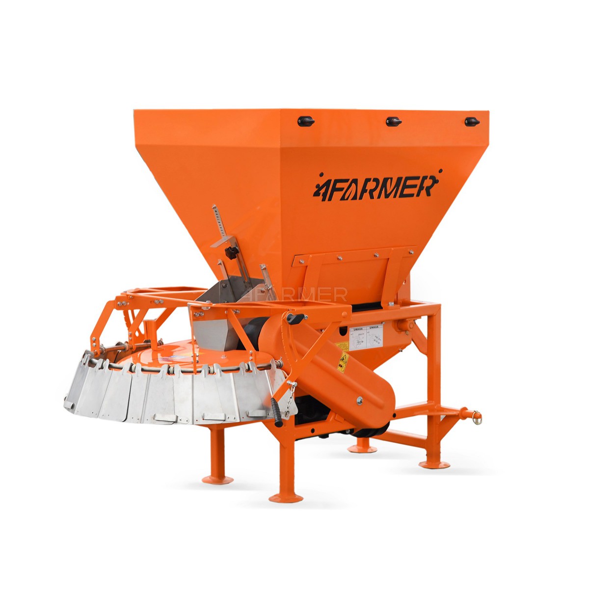 M320 fertilizer spreader with 4FARMER municipal attachment