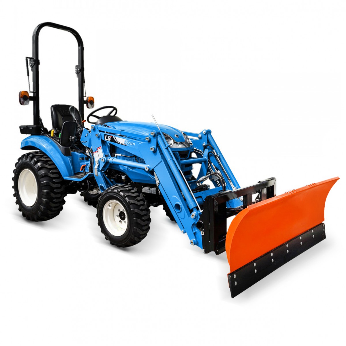 LS Traktor XJ25 HST 4x4 - 24,4 KM/IND + Frontlader LS LL2101 + gerader Schneepflug SB140 140 cm 4FARMER