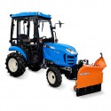 Cost of delivery: LS Tractor XJ25 MEC 4x4 - 24.4 HP / CAB + Vario arrow snow plow 150 cm, hydraulic 4FARMER