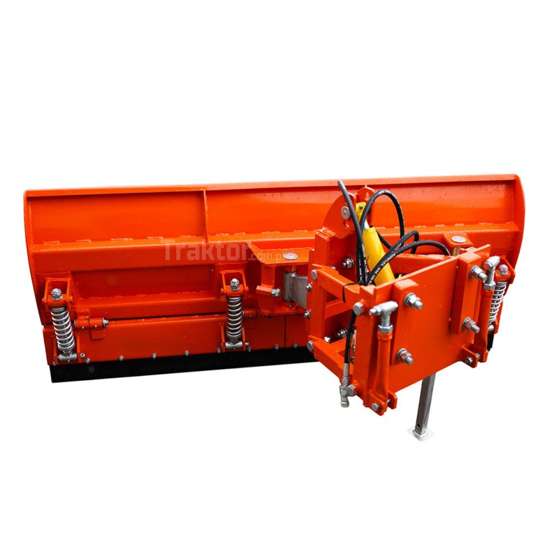 snow plows - Straight snow plow 160 cm, hydraulic, with mounting plate 4FARMER