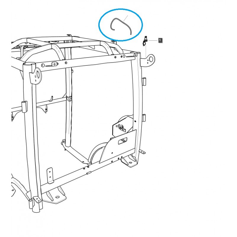 piezas para ls - TRG730 / LS Arnés de cableado de lámpara de tractor /40264139